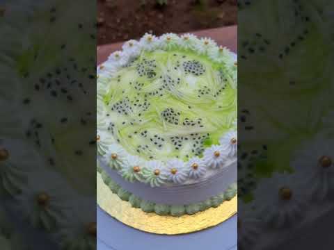 pista falooda flavour cake.... #falooda #summer #shortsfeed #youtuber #youtube #cakedecorating