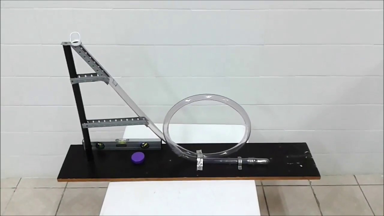 LOOPING VERTICAL - EXPERIMENTO DE FÍSICA -FEIRA DE CIÊNCIAS