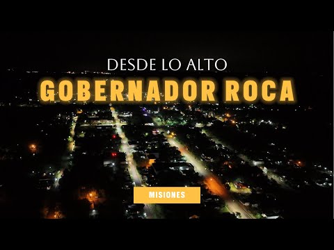 Gobernador Roca de día y de noche | Vista aérea con Drone DJI MINI 4 – Misiones