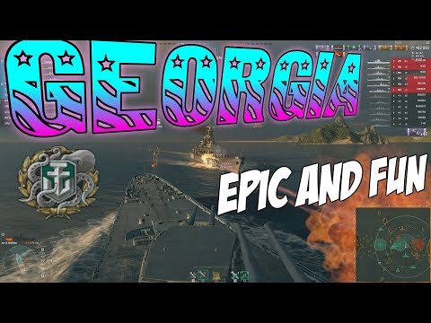EPIC Georgia gamplay in Cyclone - World of Warships