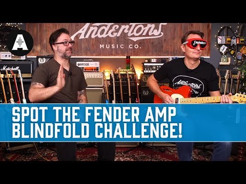 Spot the Fender Amp Blindfold Challenge!