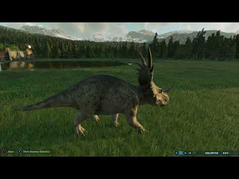 **Jurassic World Evolution 2: Acrocanthosaurus vs Styracosaurus**