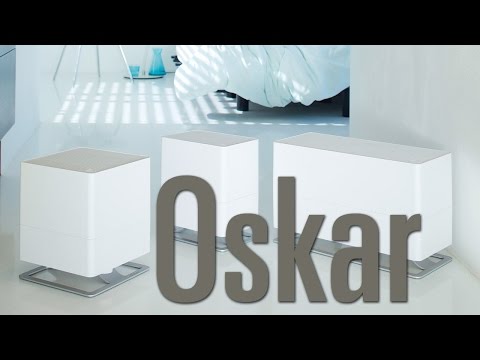 Drėkintuvas - kvapų difuzeris Stadler Form Oskar, Baltos spalvos video