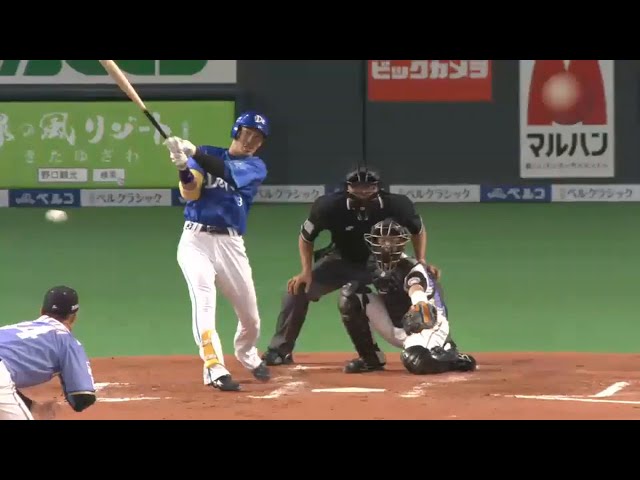 【4回表】ファイターズ・吉川 ベイスターズ・梶谷に痛打され1点失う…  2015/6/13 F-DB