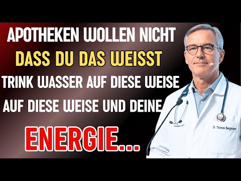 Urologe: Wasser SO Trinken Steigert Deine Energie & Vitalität – Geheimnis Älterer Männer