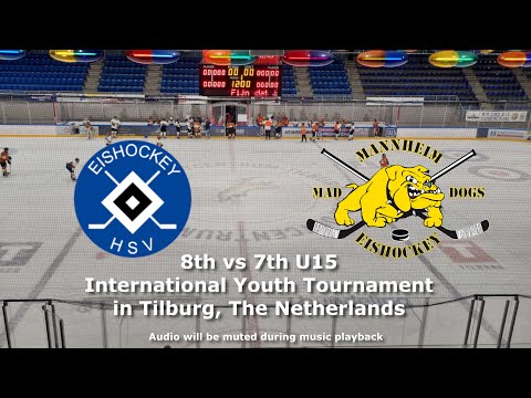 Hamburger SV (8th) vs Mad dogs Mannheim (7th) @ Tilburg International Ice Hockey Tournament U15