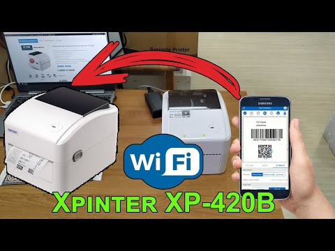 Xprinter XP-420B подключение по Wi-Fi. Печать с Android и ПК