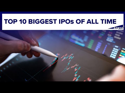 Global companies that raised the most money in a public offering