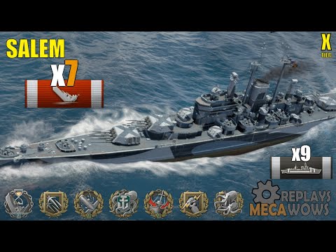 Salem 7 Kills & 248k Damage | World of Warships Gameplay