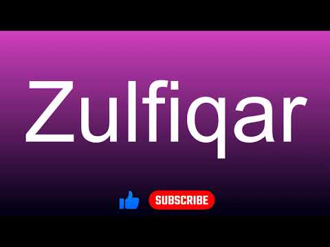 How to correctly pronounce - Zulfiqar