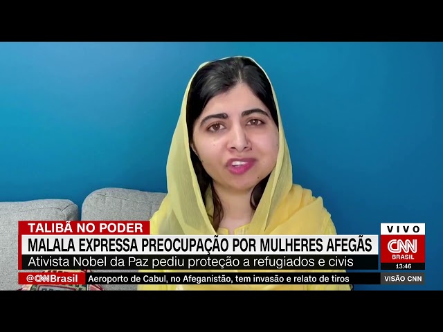 Malala: "Estou profundamente preocupada com as mulheres afegãs e as minorias&"