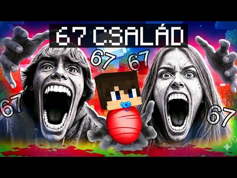 67 KID CSALÁD FOGADOTT ÖRÖKBE A MINECRAFTBAN!