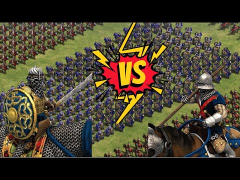 ⚔️  200 SAVARS VS 395 ELITE COUSTILLIERS Find Out Who?  - AoE II: DE Wins? 🔥 #aoe #newdlc 🎮