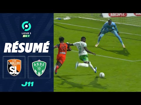 STADE LAVALLOIS MFC - AS SAINT-ÉTIENNE (0 - 1) - Résumé - (Laval - ASSE) / 2023-2024