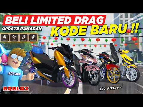 RDID UPDATE RILIS !! BELI SEMUA MOTOR DRAG LIMITED SUPRA KPH KODE REDEEM BARU 200 JUTA - Roblox