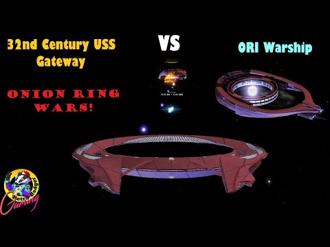ONION RING WARS  -32nd Century USS Gateway VS Ori Warship - Star Trek Starship Battles -