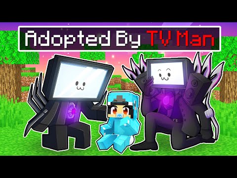 Omz Fan - Omz ADOPTED By TV MAN and WOMAN Family in Minecraft! - Parody Story(Lily and Crystal)