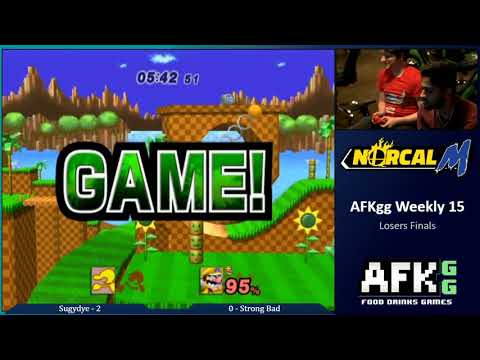 AFK 15 - Sugydye (GnW) vs Strong Bad (Wario) - Losers Finals