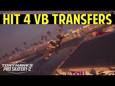 VENICE BEACH: How to Hit 4 VB Transfers | Tony Hawk's Pro Skater 1+2 (THPS 1+2)