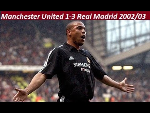 Manchester United 1-3 Real Madrid || All Goals & Highlights 2002/03 (First Leg)