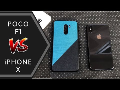 iPhone X vs Xiaomi Pocophone F1 Speed Test and RAM Management Comparison After Android 9 Pie Update