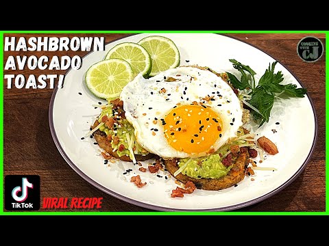 HASHBROWN AVOCADO TOAST! So easy and so tasty! Ninja Foodi Grill and Griddle Recipe!