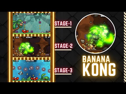 CAN I COMPLETE ALL THREE STAGES OF BANANA KONG ?? PC GAMES 1080HD 60FPS