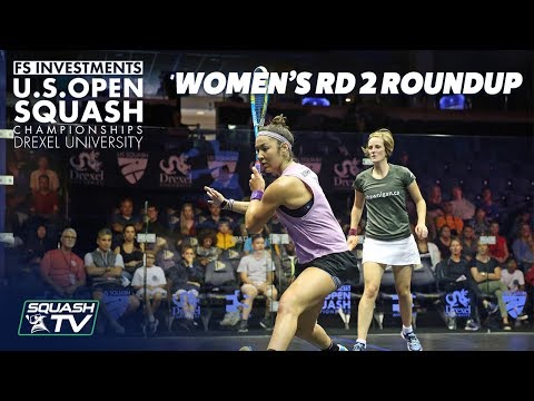 Squash: Women's Rd 2 Roundup - US Open 2018