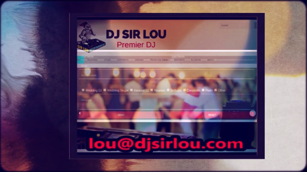 Promotional video thumbnail 1 for DJ Sir Lou Entertainment