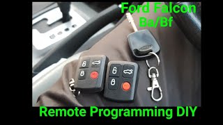 Ford Falcon Ba/Bf remote programming calibration