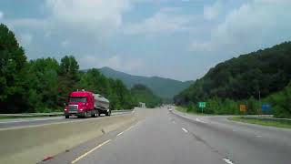 preview picture of video 'CANTON, NC to KNOXVILLE, TN I-40 Time Lapse  08/12/10'