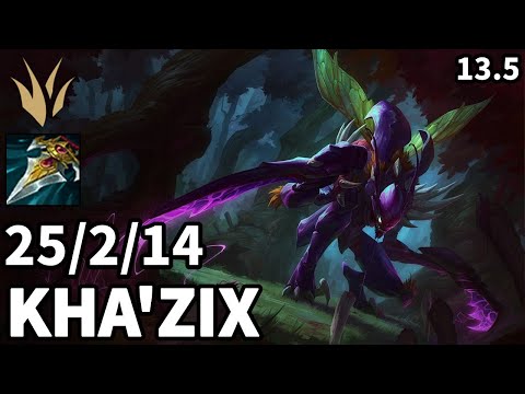 Kha'Zix Jungle vs Nidalee - EUW Master | Patch 13.5