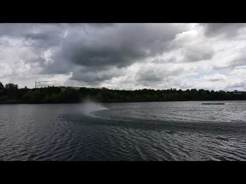 Big Red selfmade Outrigger Test ride after many mods