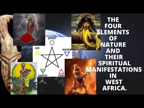 The Four Elements of Nature and Their  Spiritual Manifestations in West Africa.