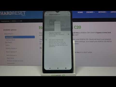 How to Turn On Auto Brightness on NOKIA C20 – Enable Auto Brightness
