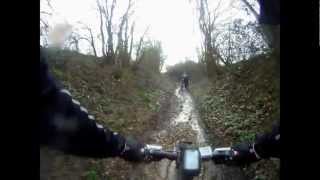 preview picture of video 'rando vtt la popoch'bike à pezou le 10/03/2013'