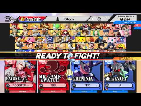 ABU 15: Rooster + DGL vs. Mada + Phizz - SSB4 Doubles Losers Semis