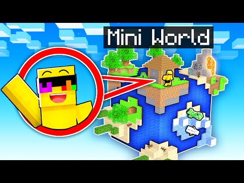 Unbelievable! Sunny Trapped in TINY Minecraft World!