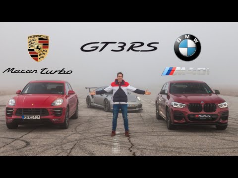 Thumbnail for Porsche Macan Turbo vs BMW X4 M40i DRAG RACE + GT3RS BONUS! by Porsche Macan