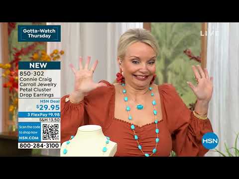 Connie Craig Carroll Jewelry Petal Cluster Drop Earrings