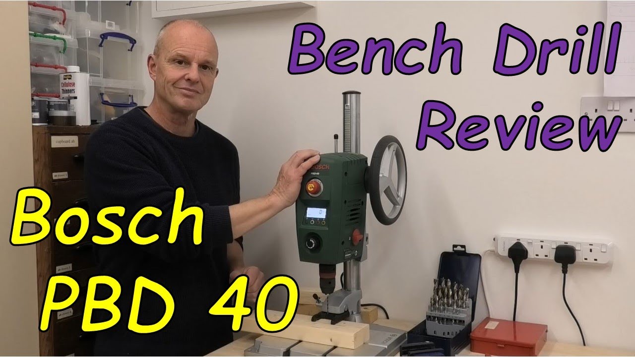 Bosch PBD 40 Bench Drill - Review - PBD40
