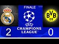 Champions League Finale - Real Madrid gewinnt 2:0 gegen Dortmund 15 CL Titel Rekorde ohne Ende