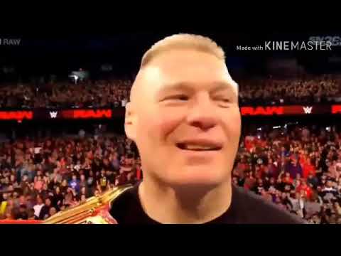 WWE Monday night ray 18/3/2019 .Brock lesnar Vs Seth Rollins