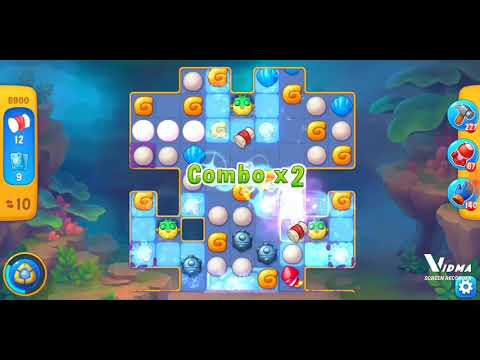 Fishdom. 8900 level no boosters and diamonds. 15 moves