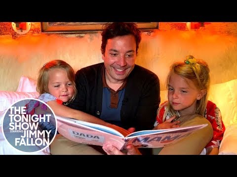ジミーが娘のウィニーとフラニーと一緒に「Everything Is Mama」を読む (Jimmy Reads "Everything Is Mama" with Daughters Winnie and Franny)