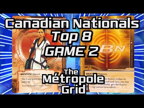 Netrunner Canadian Nationals 2016: Top Eight - Game Two