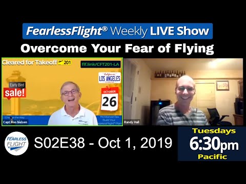 FearlessFlight Weekly LIVE Show - S02E38 - How to overcome Fear of Flying & Flight Anxiety