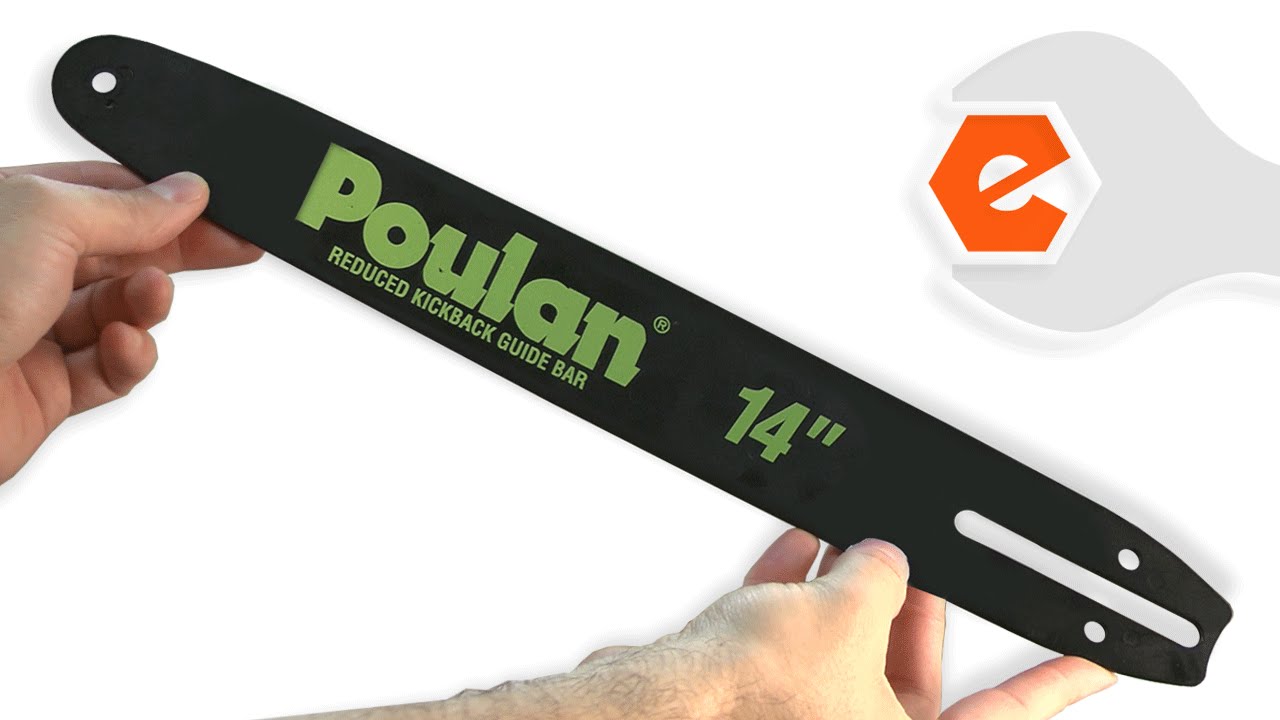 Replacing your Poulan Chainsaw Bar 14"