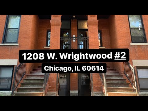1208 W rightwood #2 | 2 bed, 1 bath in Lincoln Park | Chicago Apartments for Rent