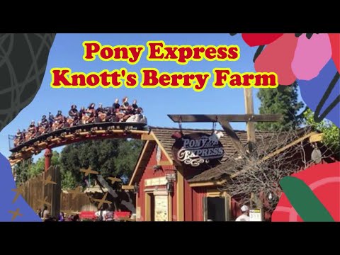 Pony Express Knott’s Berry Farm ★ Pony Express Front Seat On-Ride HD POV Motorbike Coaster